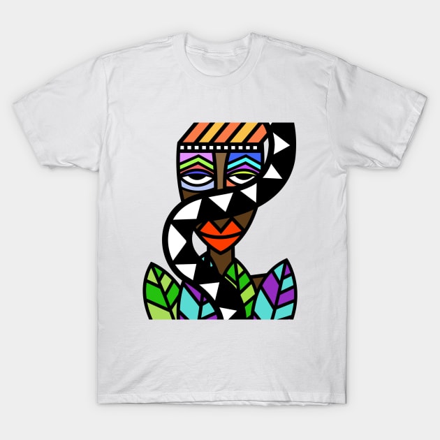 African Beauty T-Shirt by ASPAINTINGS